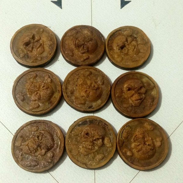 مهره کاروم چوبی